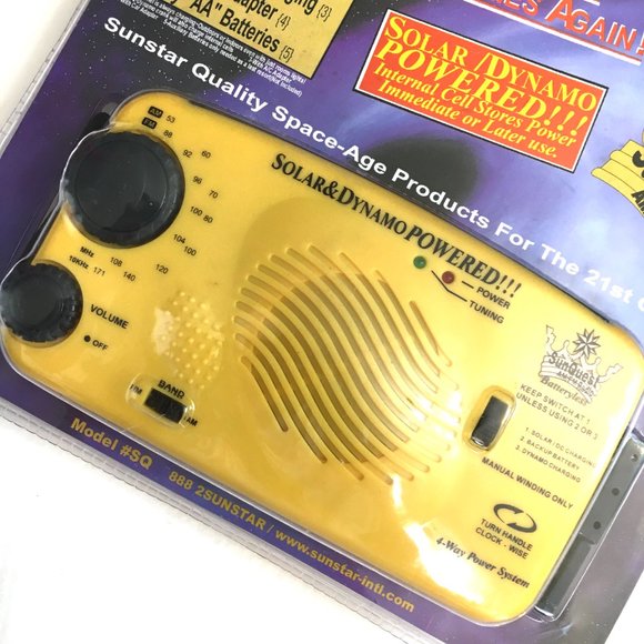 SunQuest AM/FM Radio 5 way power system Model SQ - Picture 2 of 14